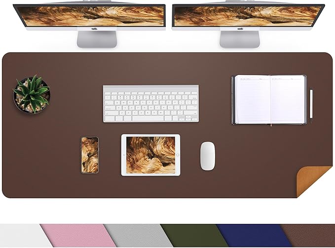 Leather Desk pad Protector, Large Desk mat
