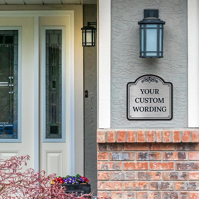 Custom Decorative Sign, Personalized Metal Sign — view 2