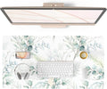 QIYI Large Mouse Pad for Desk, Cute Desk Mat for Desktop, Women Girls Green
