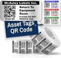 McAuley Labels Custom QR Code Stickers