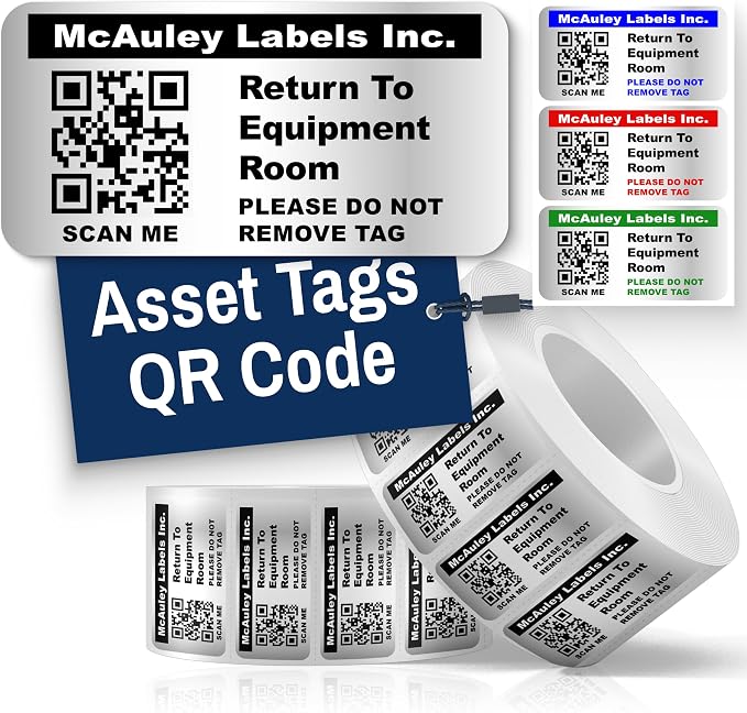 McAuley Labels Custom QR Code Stickers