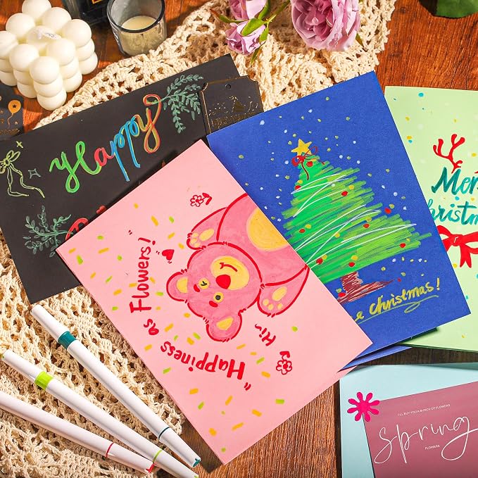 100 Sheets Colored Cardstock 25 Colors — view 5