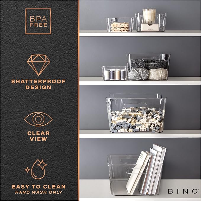 BINO | Plastic Storage Bins, Small — view 7