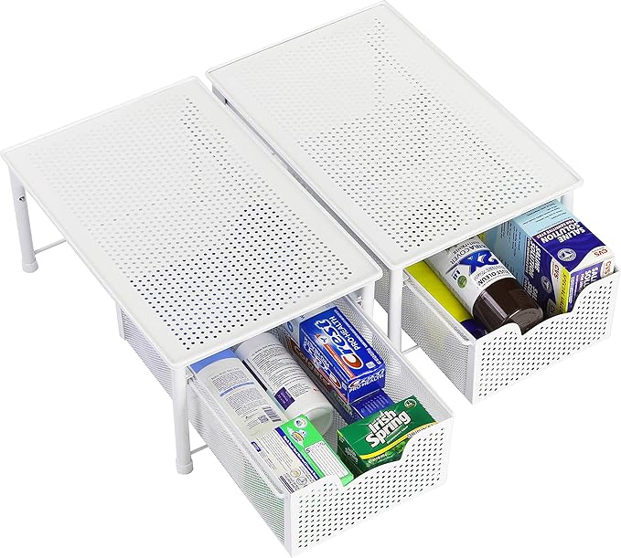 Simple Houseware Stackable Cabinet Basket Drawer Organizer — view 7