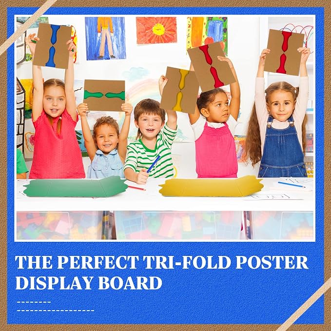 Censen 30 Pcs Trifold Display Board Poster Tri Fold Presentation Board — view 4