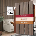 Avana Acoustic Wood Wall Panels – 94.4 x 12.6 Inch Smoke Walnut Acoustic Panels
