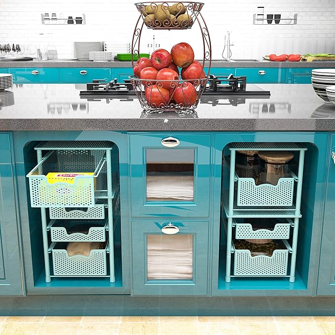 Simple Houseware Stackable Cabinet Basket Drawer Organizer — view 6