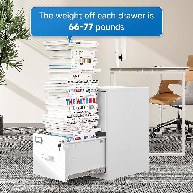BYNSOE 2 Drawer File Cabinet — view 7