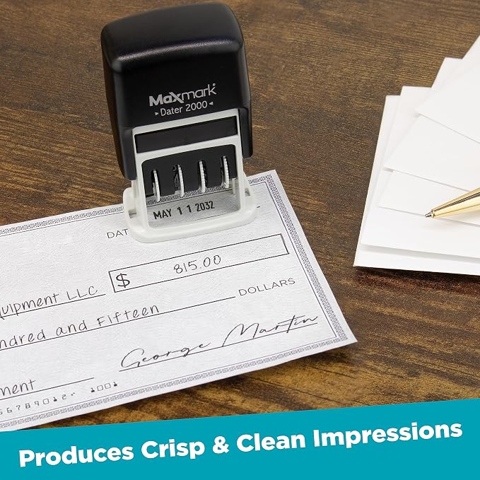MaxMark 2000 Dater Self Inking Date Stamp — view 4